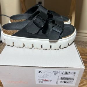 Birkenstock Arizona Papillio Chunky Platform Sandal 35